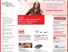 Tablet Screenshot of caritas-iserlohn.de